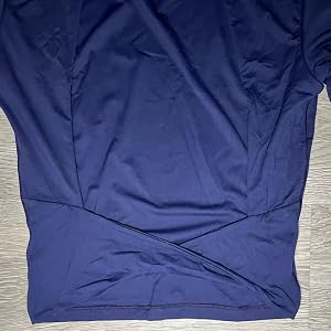 QINSEN Crewneck Basic Bodycon Shirt customer photo 4 of 5