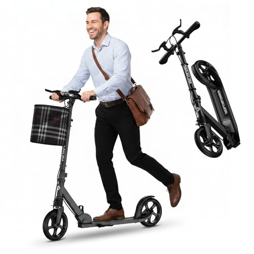 CUIOT Foldable Kick Scooter for Adults