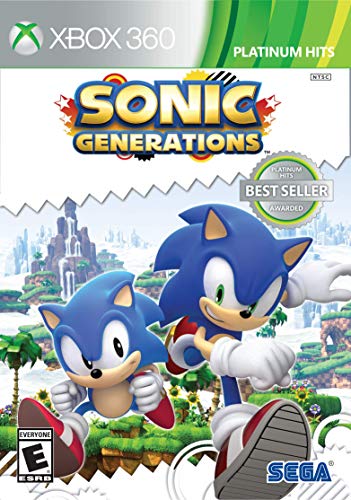 Sonic Generations Xbox 360 Action Platformer Video Game