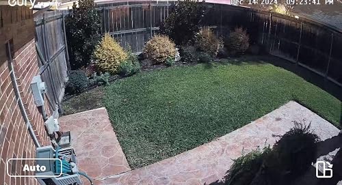 Great color night vision with very low light!