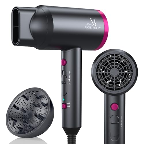 ANNE BETTY Ionic Hair Dryer with Diffuser