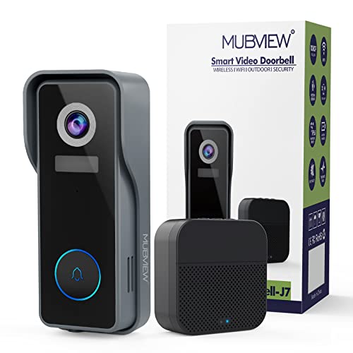 MUBVIEW Doorbell Camera Wireless with Chime