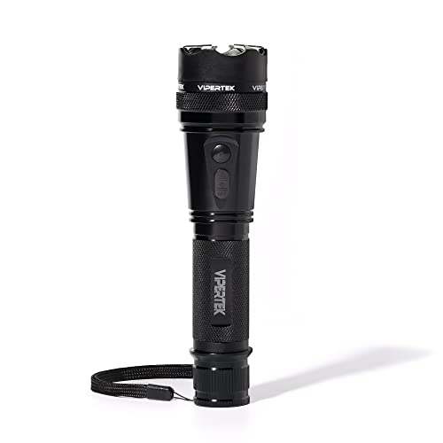 VIPERTEK VTS-195 Rechargeable Stun Gun with LED Flashlight