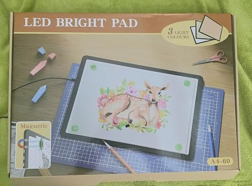 Much brighter than I expected — great for a beginner and the magnets are a huge plus