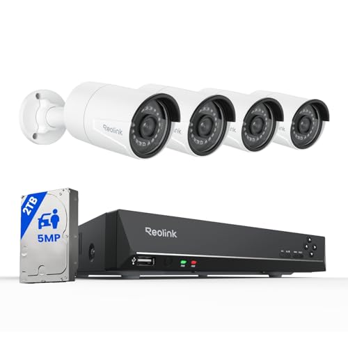 Reolink RLK8-410B4-5MP 8-Channel PoE Security Camera System