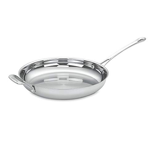 Cuisinart 422-30H Contour Stainless Open Skillet with Helper Handle