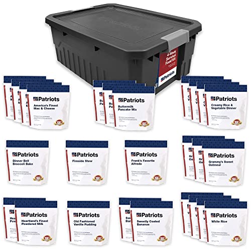 4Patriots 4-Week Survival Food Kit Emergency Food Supply