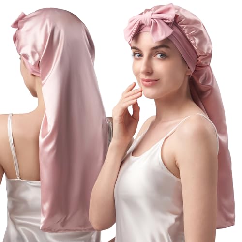 YFONG Silk Bonnet Sleeping Hair Cap