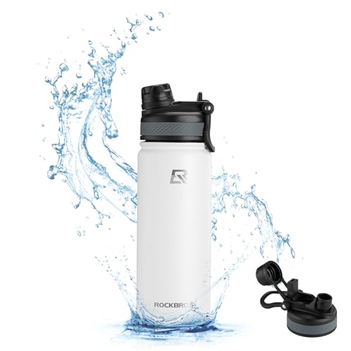 ROCKBROS Insulated Water Bottle with Straw