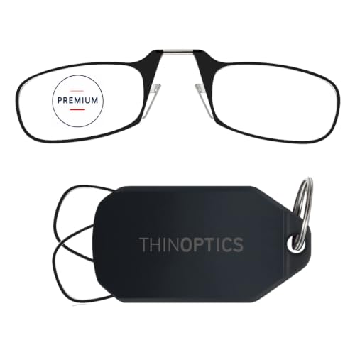ThinOptics Always With You Premium Reading Glasses with Keychain Case