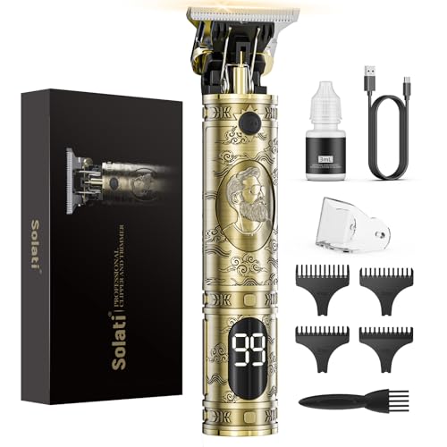 Solati Hair Clippers Cordless Zero Gapped T-Blade Trimmer