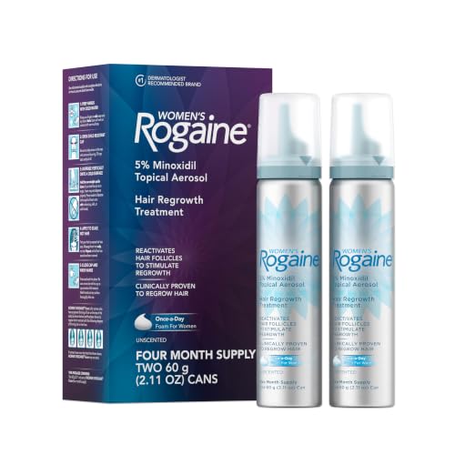 Rogaine Women’s 5% Minoxidil Foam Hair Regrowth Treatment