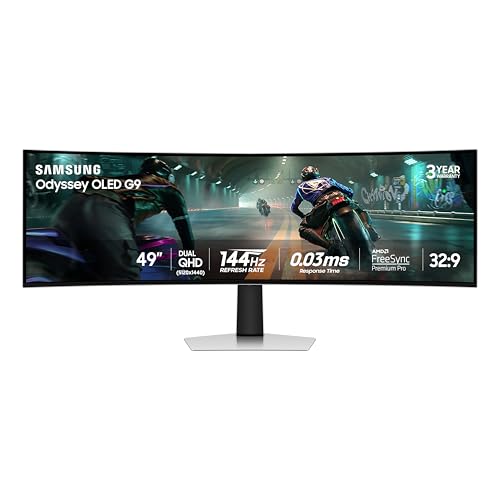 Samsung Odyssey OLED G9 G91SD 49-Inch Curved Gaming Monitor
